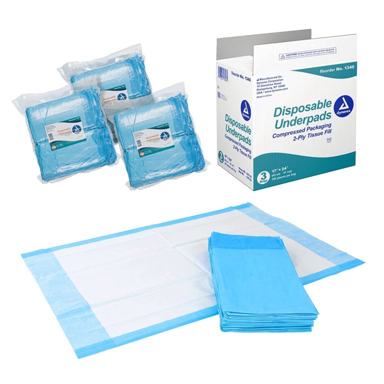 Underpad Disposable 17 X 24 Tissue Fill 100 Bag Aka Chucks Merit