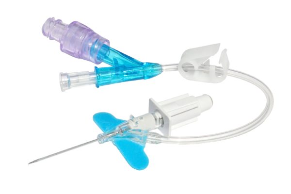 Safety IV Catheter Closed Winged 22G x 1