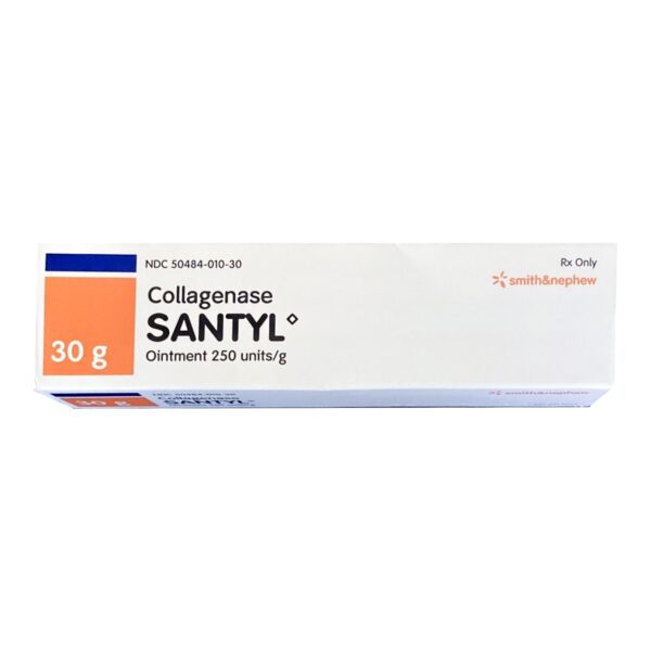 SANTYL® Collagenase Clostridium Hystoliticum White Petrolatum 250 Units 30 Gram Ointment